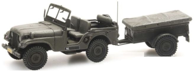 Available To Order – NECAF 1:4 Ton NL 1955 + Trailer Open Top 1:43 Cararama Model (CAR NECAF04)