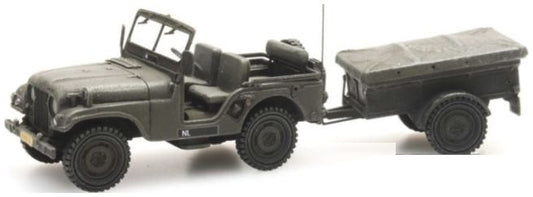 Available To Order – NECAF 1:4 Ton NL 1955 + Trailer Open Top 1:43 Cararama Model (CAR NECAF04)