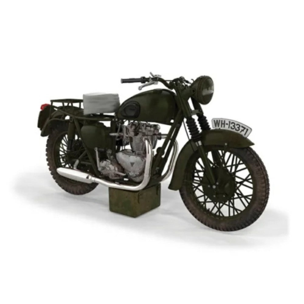 THIS ITEM IS AVAILABLE TO ORDER FROM OUR SUPPLIER - 1:12 CORGI CC08501 THE GREAT ESCAPE - TRIUMPH TR6 TROPHY (WEATHERED)