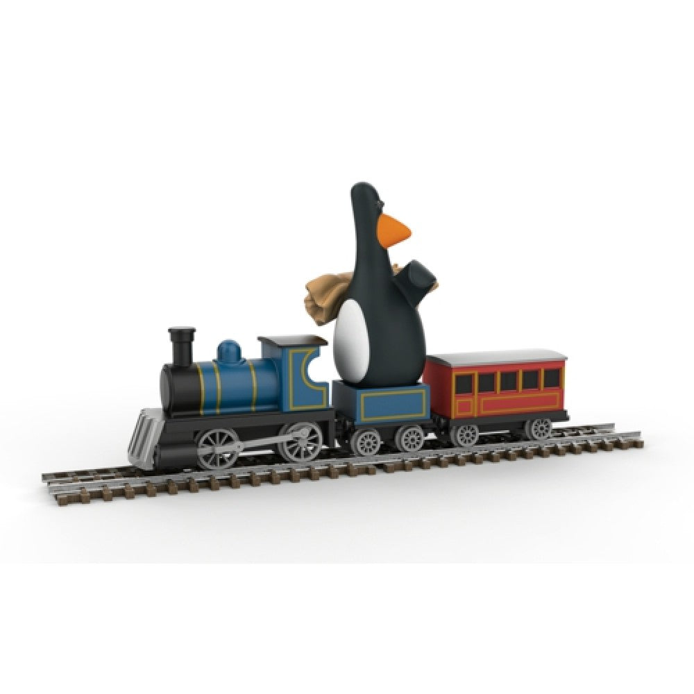 Available to Order – FTB Wallace and Gromit - the Wrong Trousers - Feathers Mcgraw and Locomotive Corgi Model (CC80602)