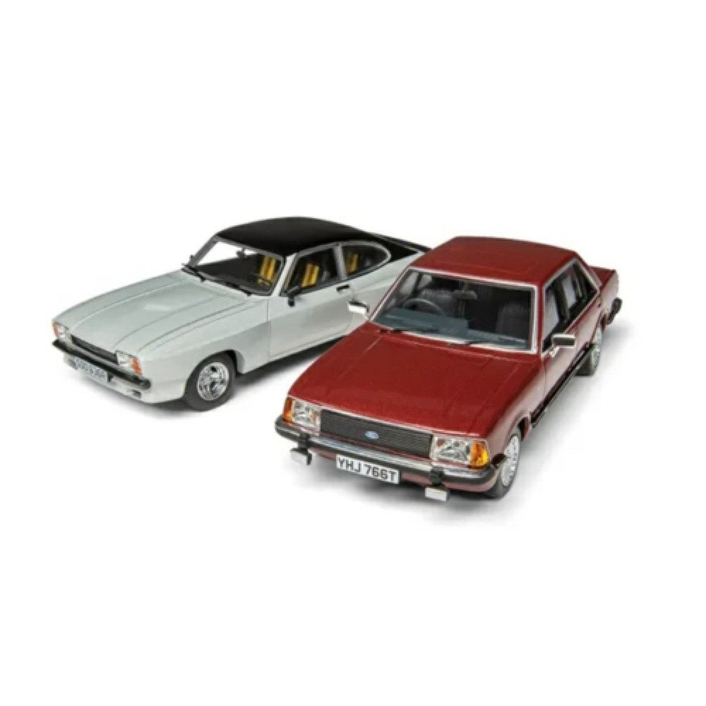 1:43 CORGI CC91991 SCREEN STARS FORD CAPRI MK2 X-PACK FORD GRANADA MK2 2.8I GHIA