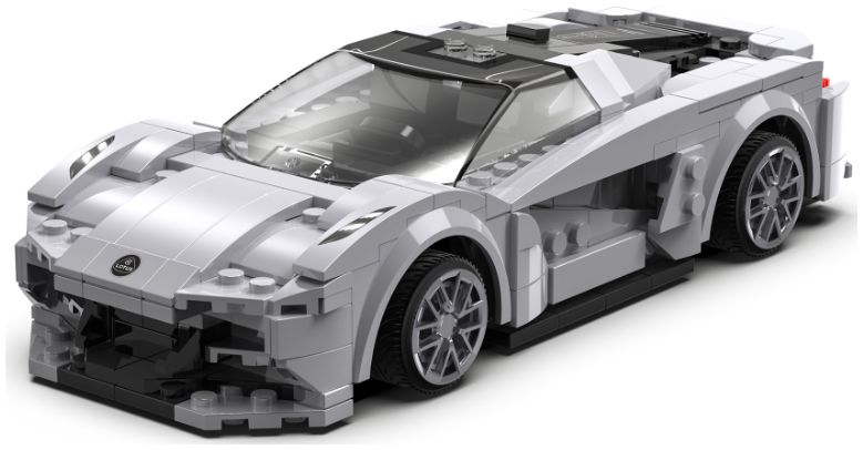Available To Order – Lotus Evija Racing Car Brick Builder (308pcs) 1:18 (CDA C51071W)