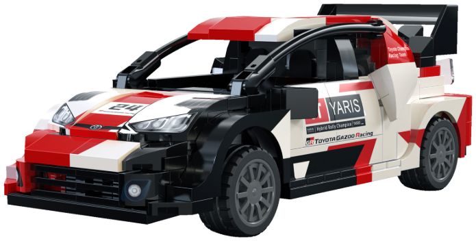 Toyota GR Yaris Rally 1 Car Brick Builder (317 pcs) 1:24 Cada Model