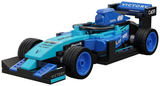 Available To Order – Blue Circuit Racing Car Brick Builder (123 pcs) 1:32 (CDA C55068W)