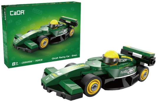 Available To Order – Mini Green Circuit Racing Car Brick Builder (70 pcs) 1:50 (CDA C55105W)