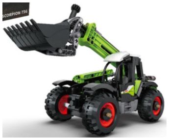 Available To Order – CLAAS Scorpion 756 Farm Telehandler Brick Builder (401 pcs) Cada Model (CDA C65016W)