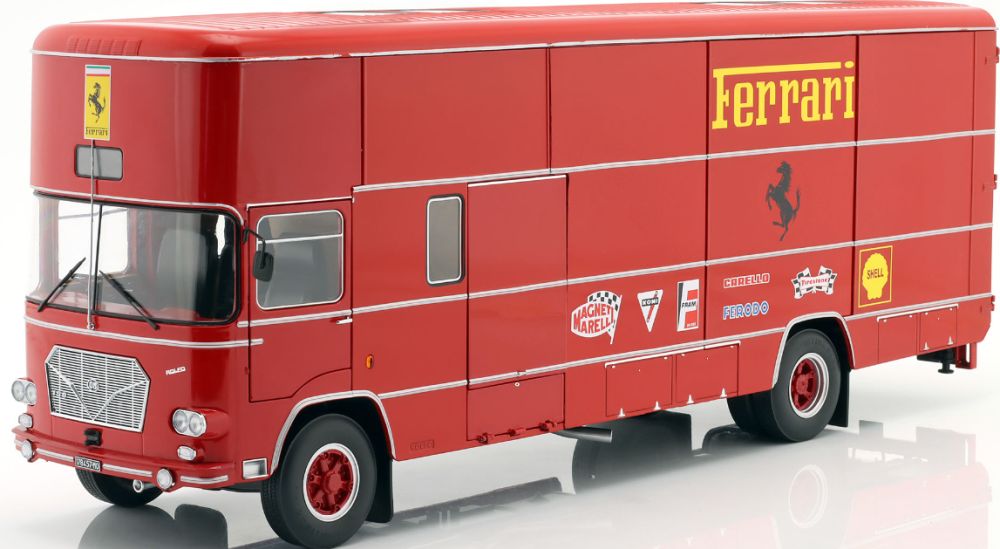 Available to Order – Rolfo M160 Ferrari Race Transporter circa 1970s 1:18 (CMR 176)