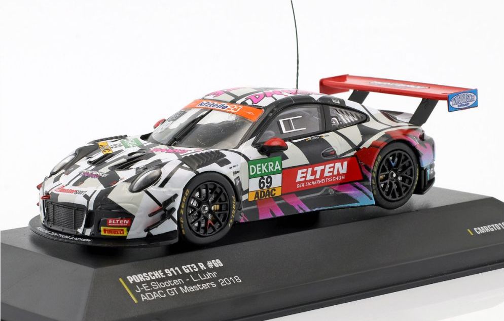 Porsche 911 (991) GT3 R #69 ADAC GT Masters Hockenheim 2018 Danke Fans 1:43 – diecast model