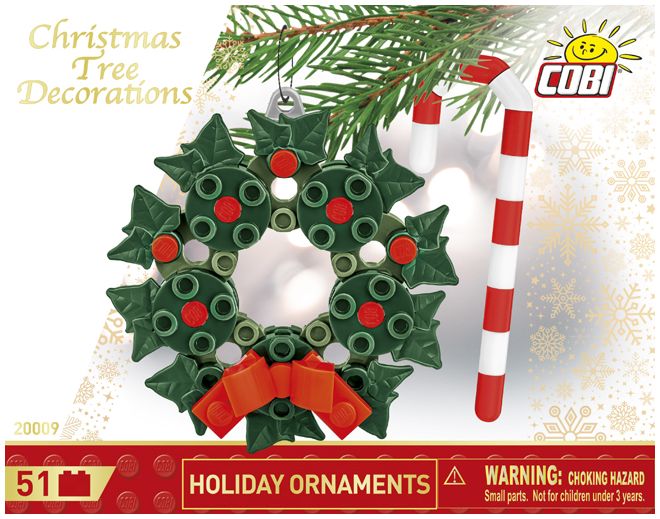 Available to Order – Holiday Ornaments (51 pcs) (COB 20009)