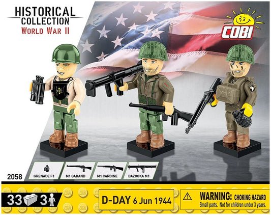 Available To Order – D-DAY JUNE 6 1944 WWII (33 pcs) (COB 2058)