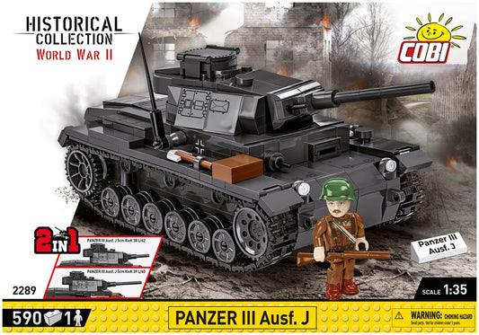Available to Order – Panzer III AUSF.J WWII (585 pcs) (COB 2289)