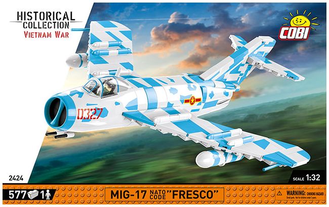 Available to Order – MIG-17 NATO Code F Vietnam War (577 pcs) (COB 2424)