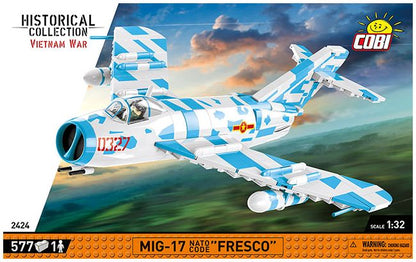 Available to Order – MIG-17 NATO Code F Vietnam War (577 pcs) (COB 2424)