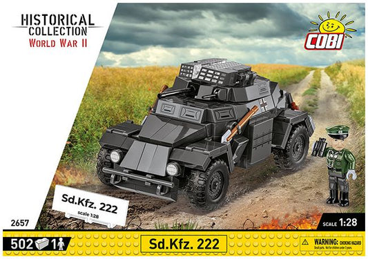 Available to Order – SD.KFZ.222 WWII (502 pcs) (COB 2657)