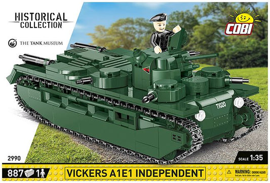 Vickers A1E1 Independent Great War (886 pcs) – diecast model