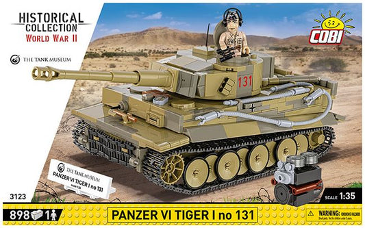 Available to Order – Tiger I #131 WWII (896 pcs) (COB 3123)