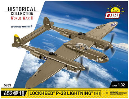 Available to Order – Lockheed P-38 Lightning (H) WWII Cobi Model (COB 5763)