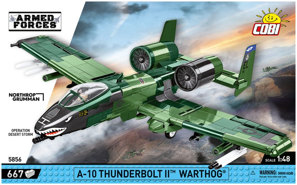 Available To Order – A10 Thunderbolt II Armed Forces (650 pcs) Cobi Model (COB 5856)