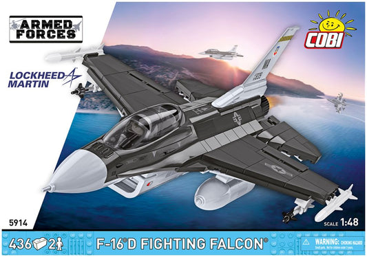 Available to Order – F-16 C Fighting Falcon Armed Forces (438 pcs) Cobi Model (COB 5914)