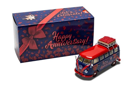 Available to Order – Volkswagen Campervan 'Happy Anniversary' 1:43 (COR 02735CC)