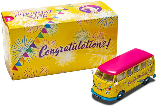 Available to Order – Volkswagen Campervan 'Congratulations' 1:43 (COR 02736CC)