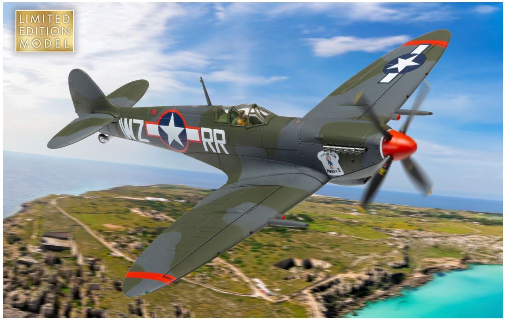 Available to Order – Supermarine Spitfire Mk.Ixc (MH656) WZ-RR Porky II Lt Connor 309th Fighter Sqn 31st 1:72 (COR 29104AA)