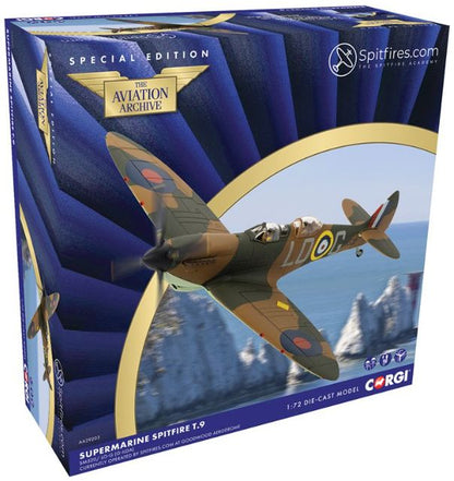 Available to Order – Supermarine Spitfire T9 SM520/ LO-G G-ILDA as Spitfire Mk I X4382 LO G RAF #602 Sqn 1:72 (COR 29203AA)
