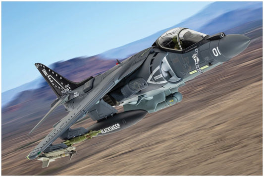 Available to Order – McDonnell Douglas AV-8B+ Harrier II 165001/01 VMA-214 'Black Sheep' 1:48 (COR 29303AA)