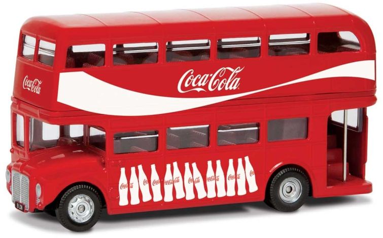 London Bus Coca Cola 1:64 Corgi Model