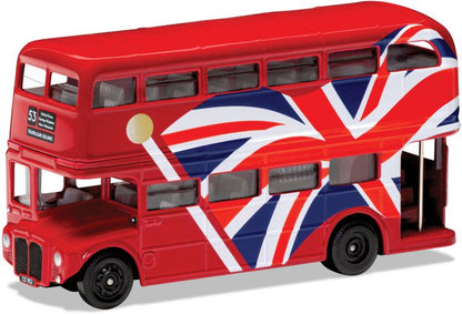 Best of British London Bus Union Jack 1:64 Corgi Model