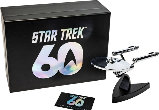 Available To Order – U.S.S. Enterprise NCC-1701 Star Trek 60th Anniversary Edition 1:1500 Corgi Model (COR 96610SCC)