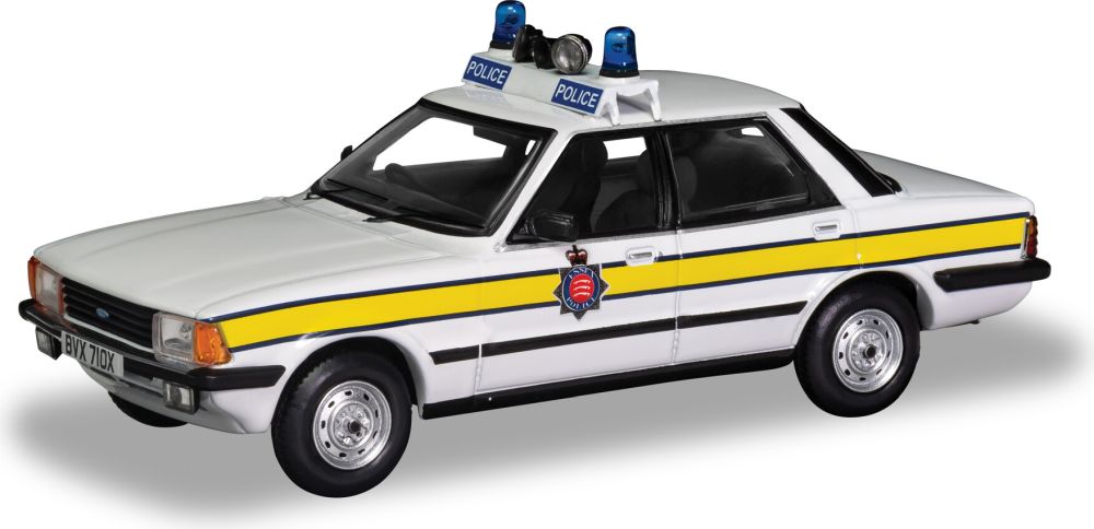 Available To Order – Ford Cortina Mk5 Essex Police 1:43 Corgi Model (COR VA15003)
