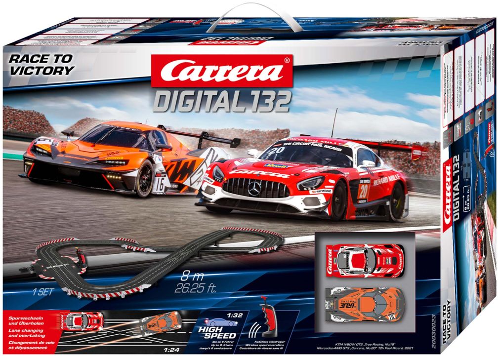 Available To Order – Digital 132 Race to Victory Digital 132 SlotSets 1:32 Carrera Model (CRR 20030023UK)