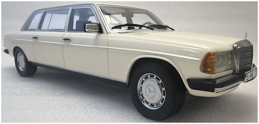 Available To Order – Mercedes Benz W123 Lang White 1978 1:18 (CUL CML005-3)