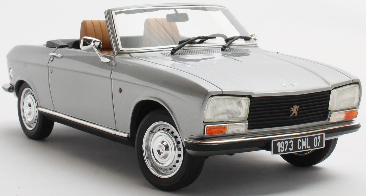 Available To Order – Peugeot 304 Cabrio 1973 Silver Metallic 1:18 (CUL CML013-4)