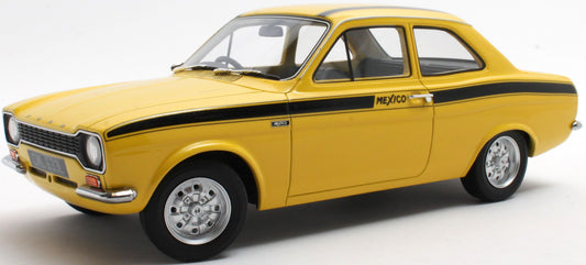 Available To Order – Ford Escort Mexico Yellow 1973 1:18 (CUL CML063-3)