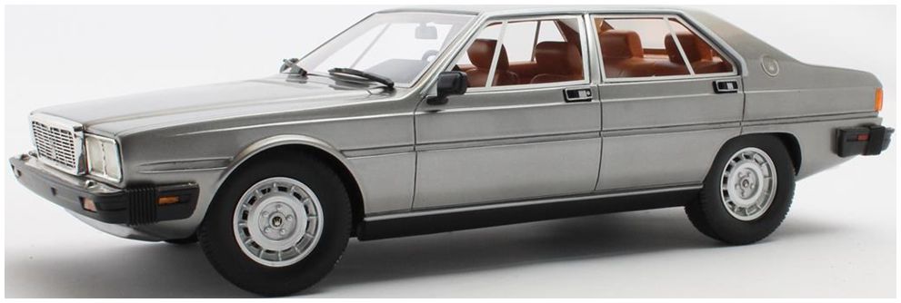 Available To Order – Maserati Quatroporte III Silver 1979-1985 1:18 Cult Models Model (CUL CML159-1)