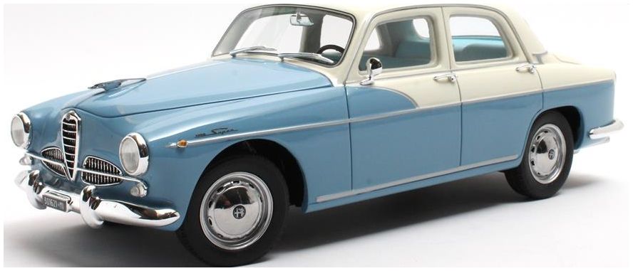 Available To Order – Alfa Romeo 1900 Super Berlina Blue/White 1958 1:18 (CUL CML162-1)