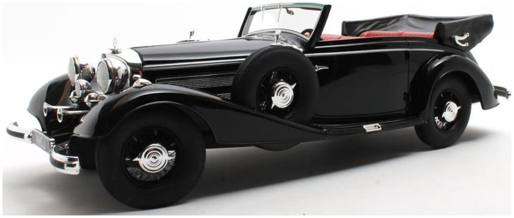 Available To Order – Mercedes Benz 540K Cabriolet B Black 1936-1938 1:18 (CUL CML184-1)