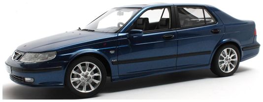 Available To Order – Saab 9-5 Turbo Aero Blue Metallic 1998 1:18 (CUL CML198-3)