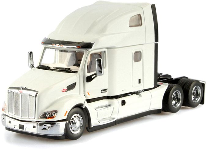 Peterbilt 579 UltraLoft Tractor White Cab 1:50 – diecast model