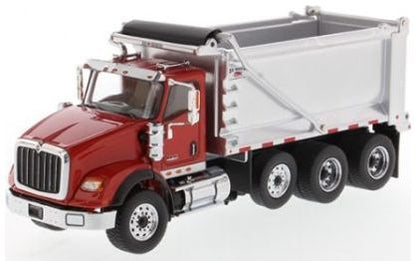International HX620 SB OX Stampede Dump Truck Red 1:50 – diecast model