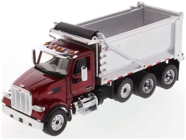 Peterbilt 567 SF OX Stampede Dump Truck Red 1:50 – diecast model