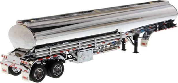 Heil Fleet Duty FD9300D/T C4 Petrolium Trailer Chrome 1:50 – diecast model