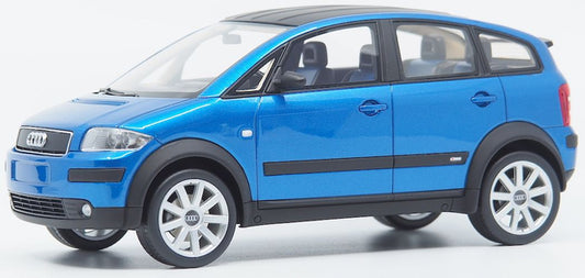 Available To Order – Audi A2 Color Storm 2003 Blue 1:18 DNA Collectibles Model (DNA 000083)