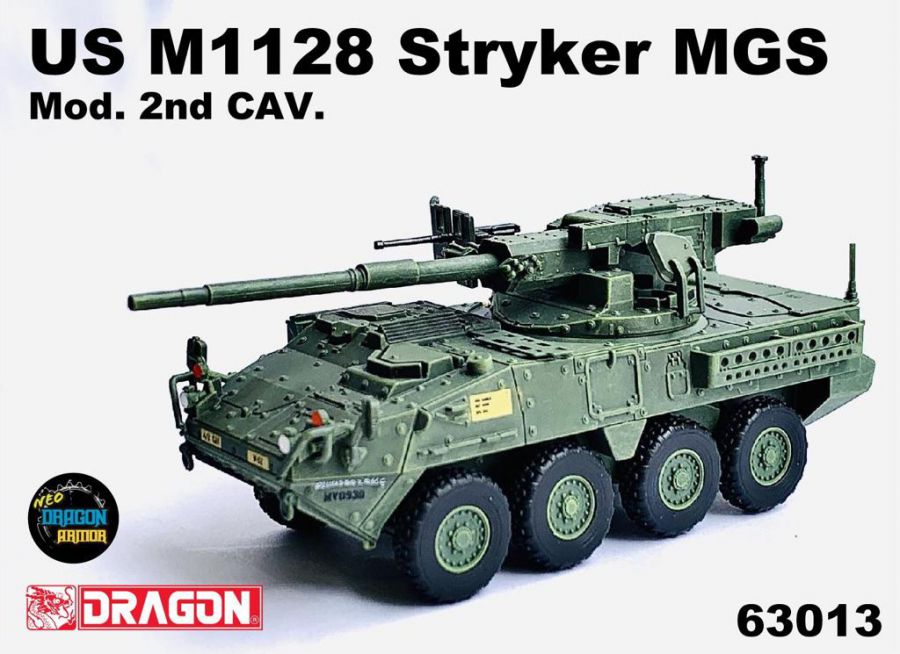 Available to Order – US M1128 Stryker MGS Mod. 2nd CAV. Germany 2020 1:72 (DR 63013)