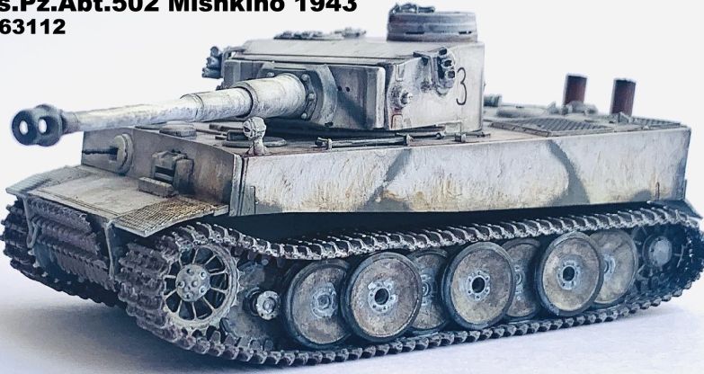 Available to Order – Tiger I Initial Production s.Pz.Abt.502 Mishkino 1943 1:72 (DR 63112)