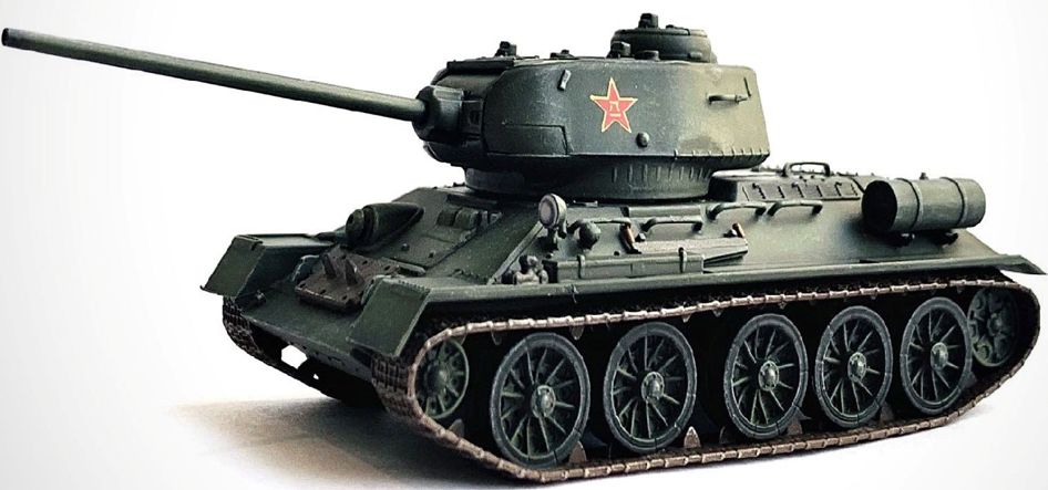 Available To Order – Chinese PLA T-34/85 1:72 (DR 63120)