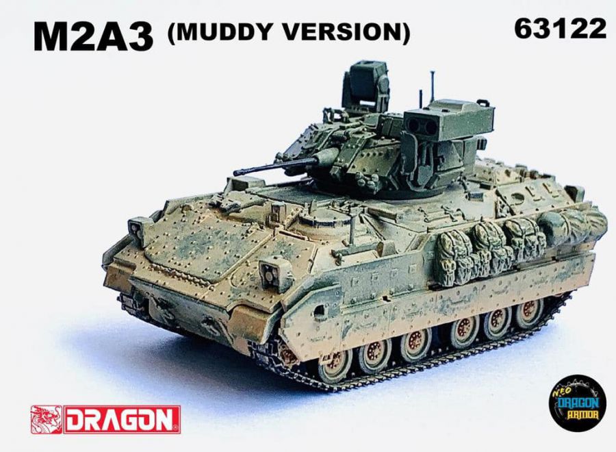 Available To Order – M2A3 Bradley Dusty Version 1:72 Dragon Armour Model (DR 63122)