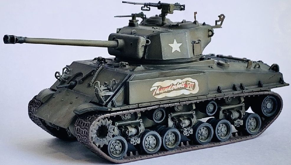 Available to Order – M4A3E8 'Thunderbolt VII' Commander of the 37th Tank Battalion 4th Armored Division 1:72 (DR 63168)
